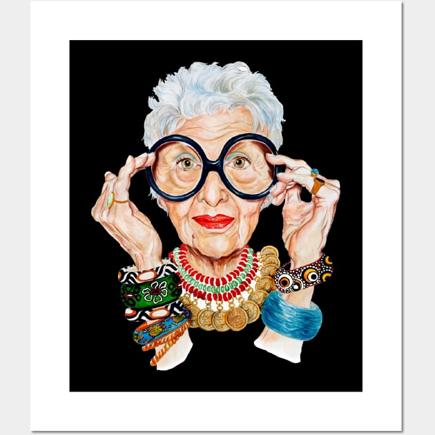 Iris Apfel Fashion is Ultimately Wall Art by The Prediksi 